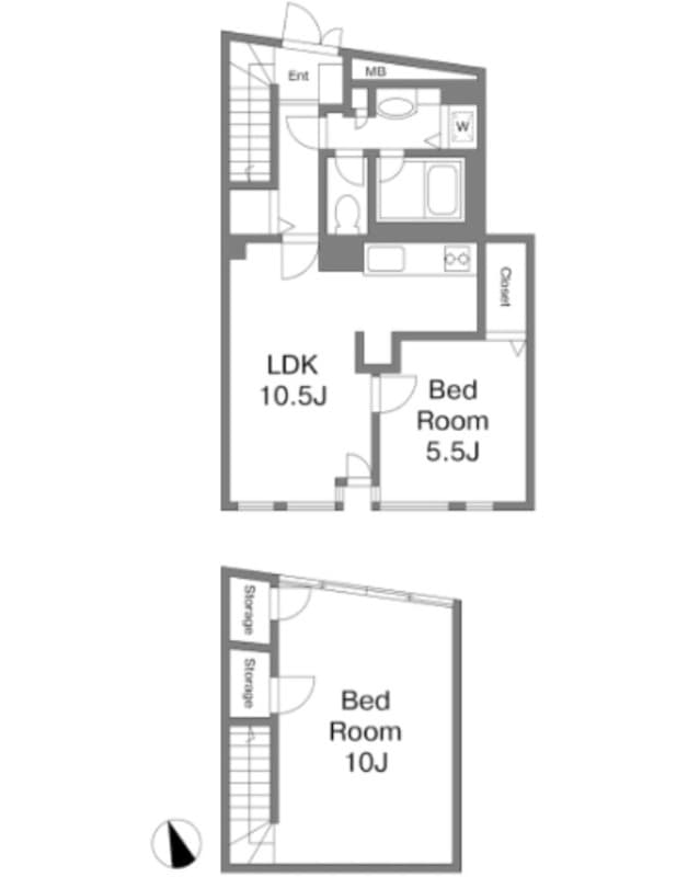 目白台ビル 203 間取り図
