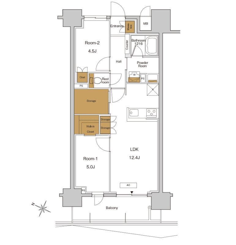 RJRプレシア東十条ガーデン 404