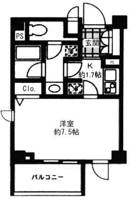 プライムアーバン用賀 310 間取り図