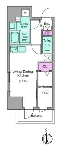 ドゥーエ入谷Ⅱ 1001