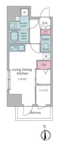 ドゥーエ入谷Ⅱ 1101