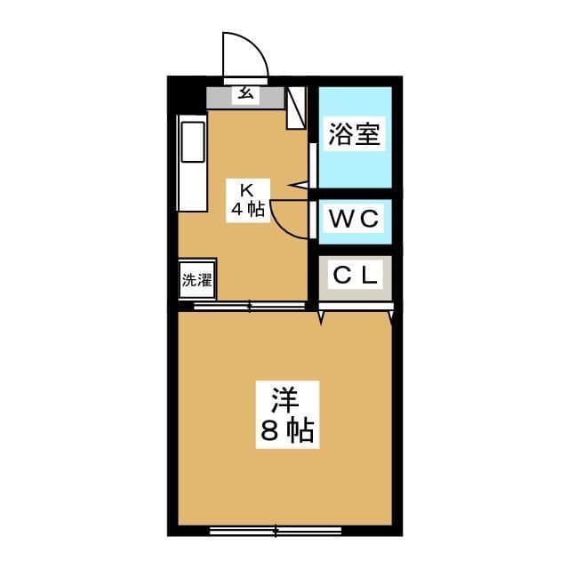 ラポール学芸大学 202 間取り図