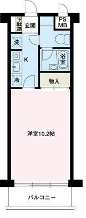 エスエスハイツ市川 0606 間取り図