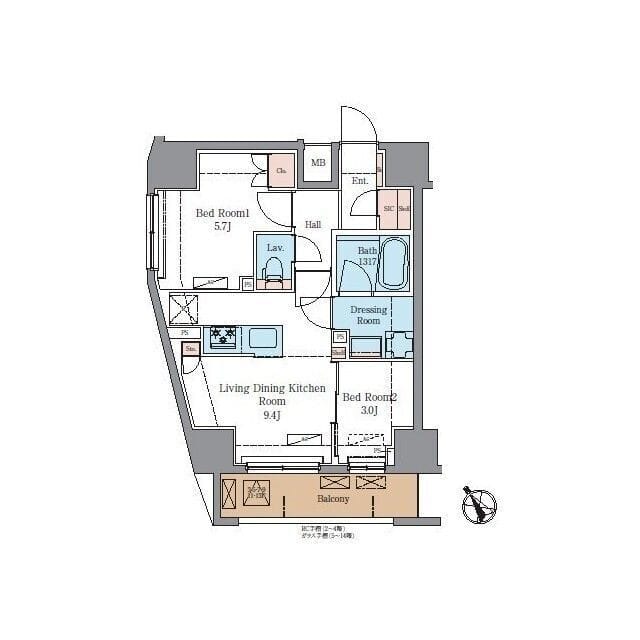 ラグゼナ北千住Ⅱ 0202