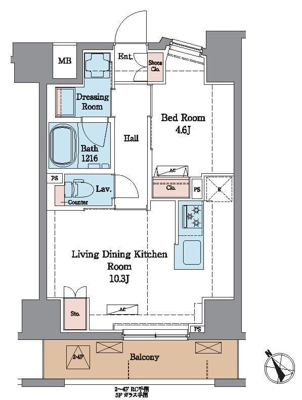 ラグゼナ北千住Ⅱ 0403