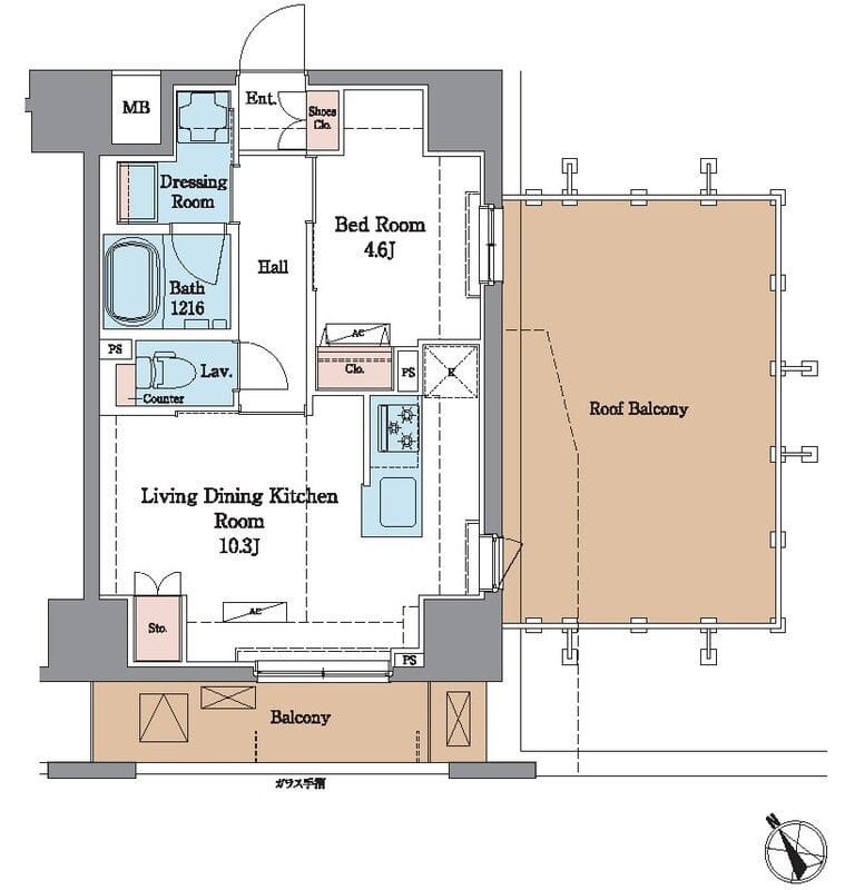 ラグゼナ北千住Ⅱ 0603