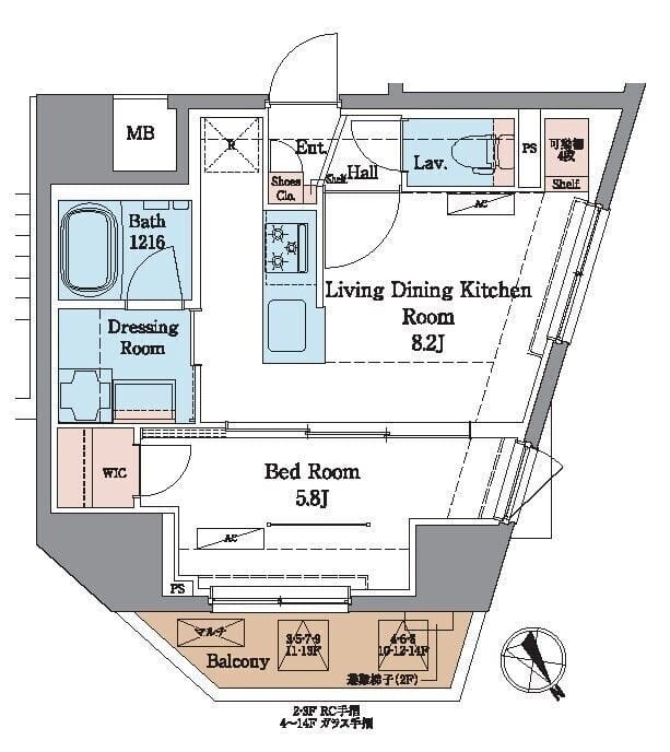 ラグゼナ北千住Ⅱ 0801