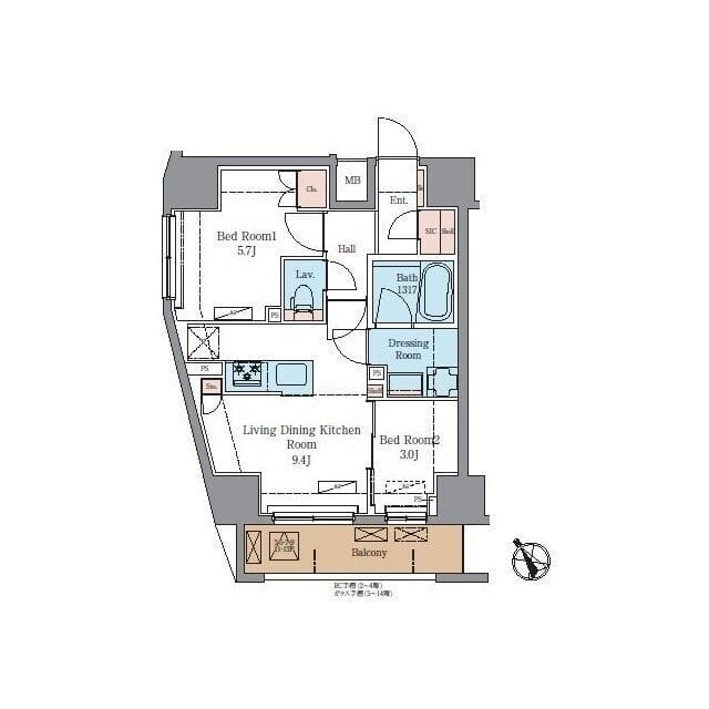 ラグゼナ北千住Ⅱ 0902