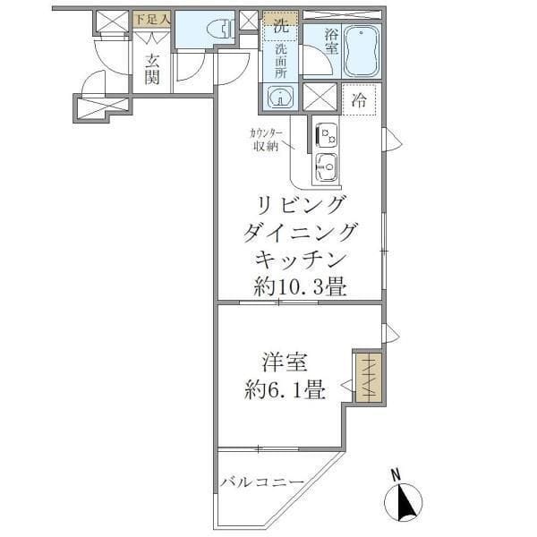 キャナルステージ 305 間取り図
