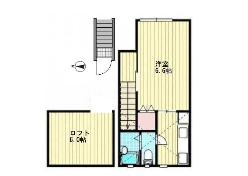 サンフラワーガーデン螢坂 204 間取り図