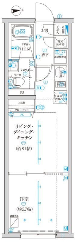 CREATIF西池袋 303 間取り図