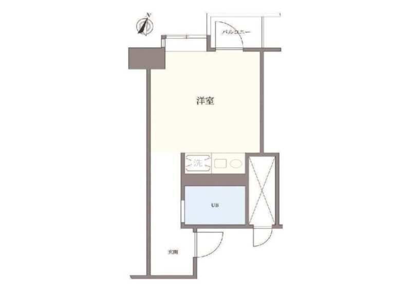 キャッスル新宿 906 間取り図