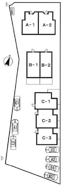 デザインコート梅丘 B-2 26万円/入力なし/なし 間取り図