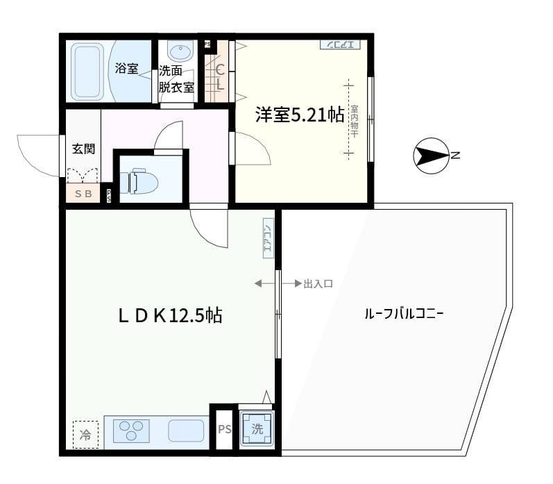 フォルトゥーナ三軒茶屋 303 間取り図
