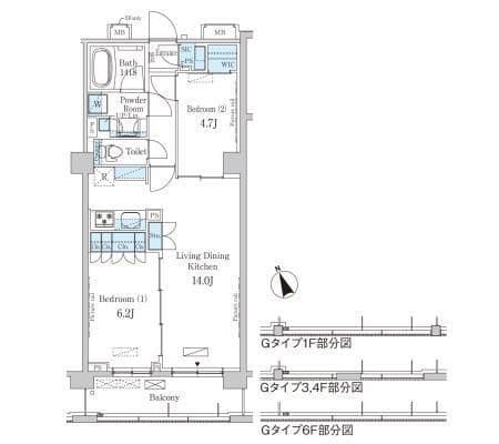 パークアクシス駒込HILLTOP 302