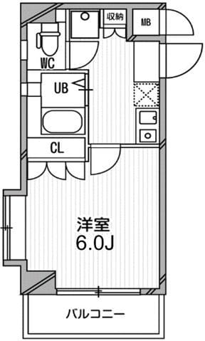 スペーシア高円寺Ⅱ 307 間取り図