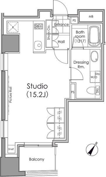 パークハビオ水天宮前 208