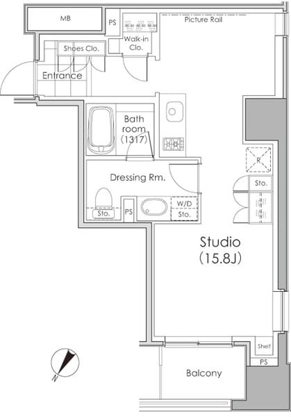 パークハビオ水天宮前 501