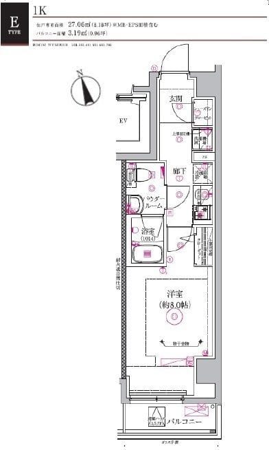 RELUXIA品川中延 401 間取り図