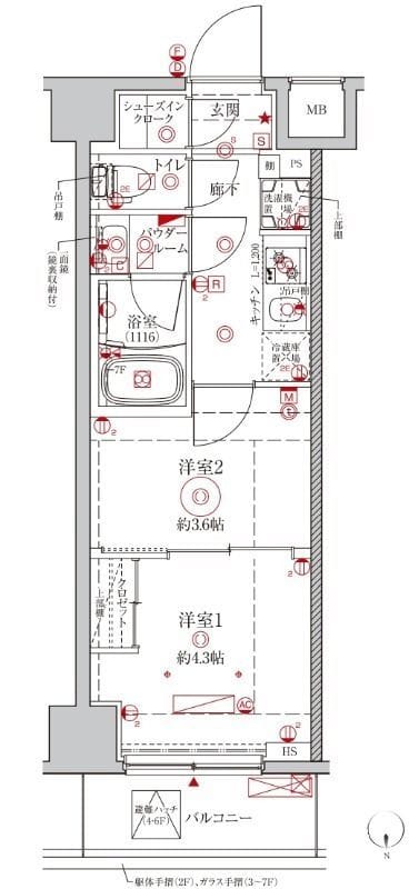 クレイシアIDZ王子フォレストヒルズ 203