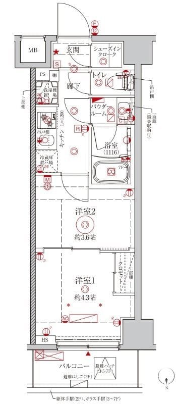 クレイシアIDZ王子フォレストヒルズ 402