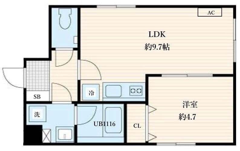 aLATO森下Ⅱ 502 間取り図