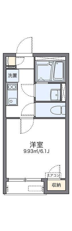 レオネクストヴァンベールⅢ 204 間取り図