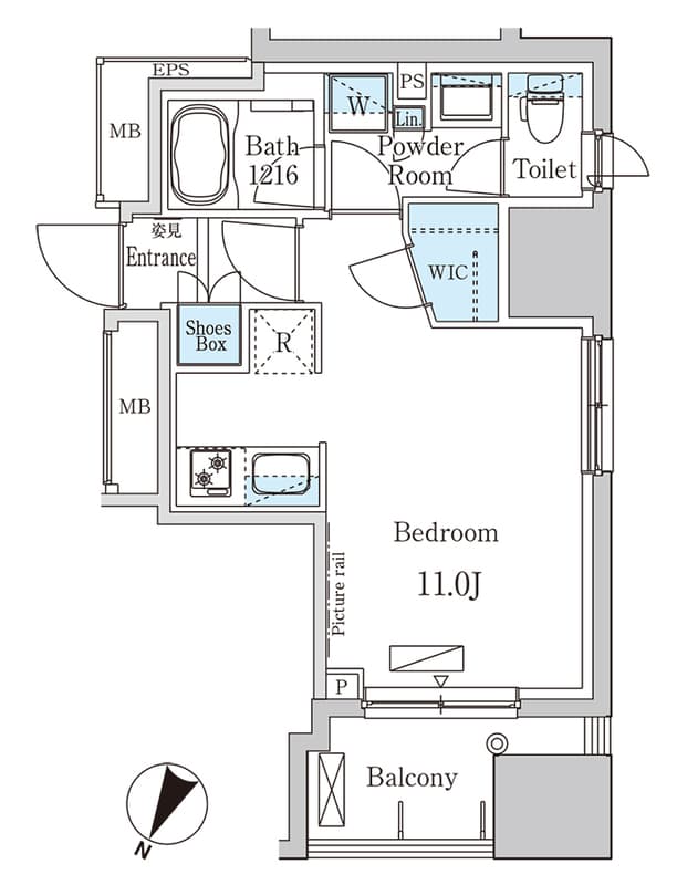 パークアクシス小伝馬町 205