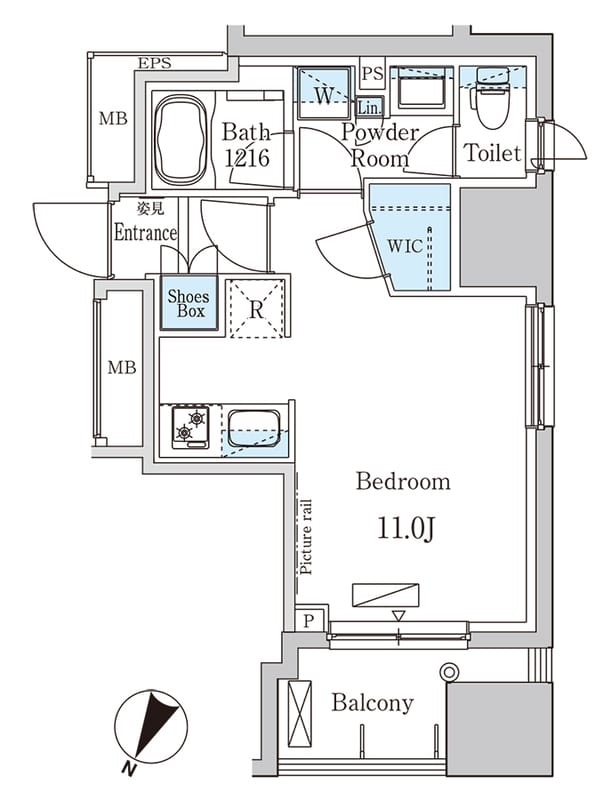 パークアクシス小伝馬町 205