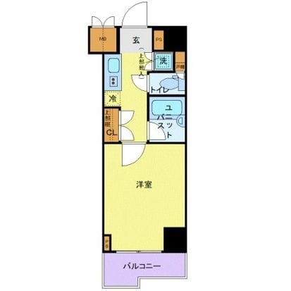 ルーブル南麻布 707 間取り図