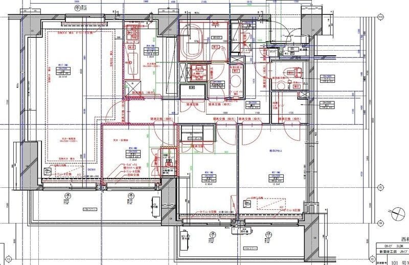 NK青山ホームズ 101 間取り図