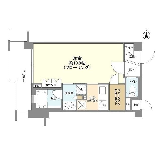 デュオ・スカーラ目白 402 間取り図
