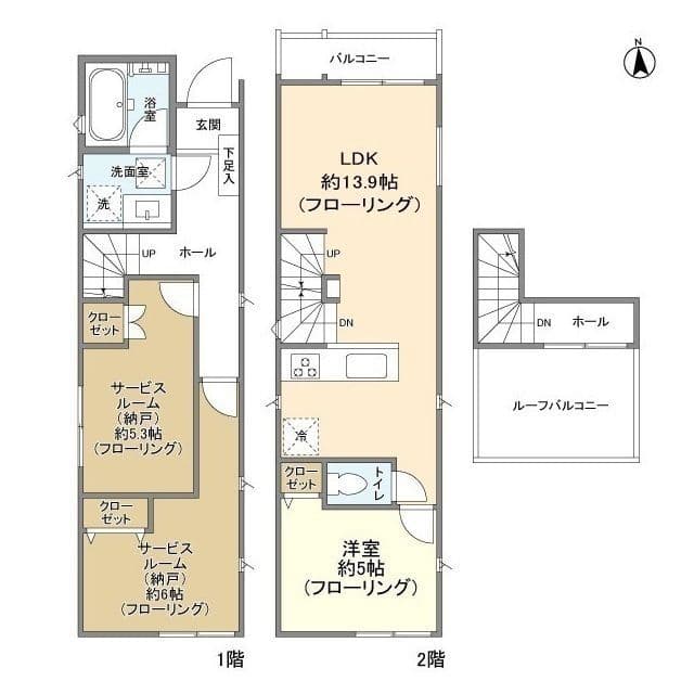 Kolet井荻#02 23.7万円/入力なし/なし 間取り図