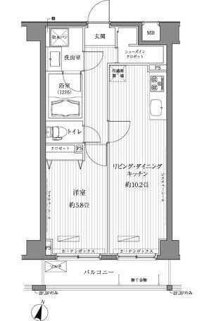 メゾンカルム西新宿 205
