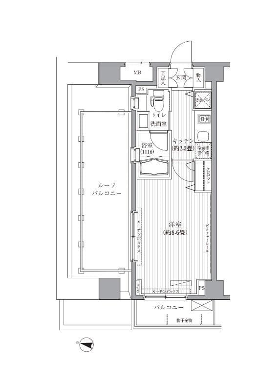 メゾンカルム西新宿 506