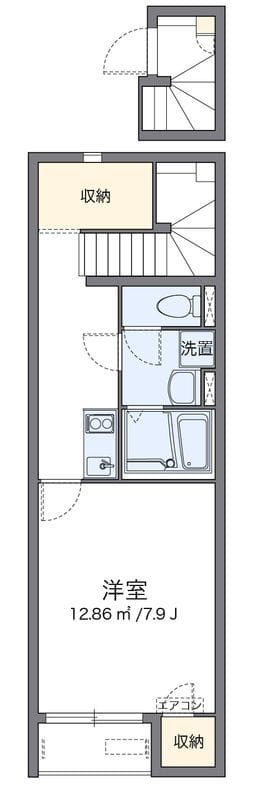 クレイノODAI YOU 205 間取り図