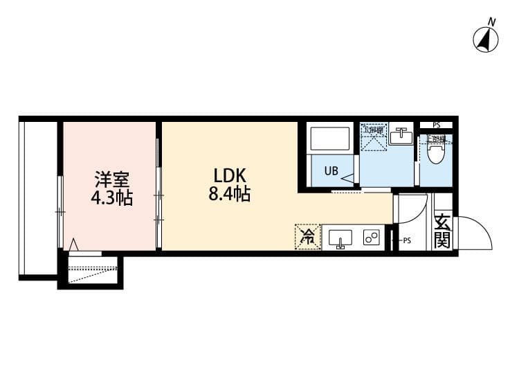 robot home Kanamachi(ロボットホームカナマチ) 201 間取り図
