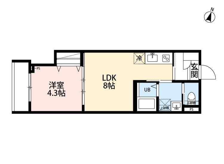 robot home Kanamachi(ロボットホームカナマチ) 202 間取り図