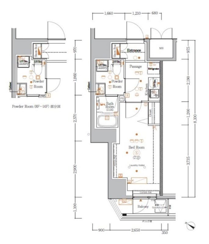 ジェノヴィア川崎Ⅲ 1201