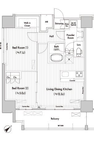 ヒューリック荏原 1205