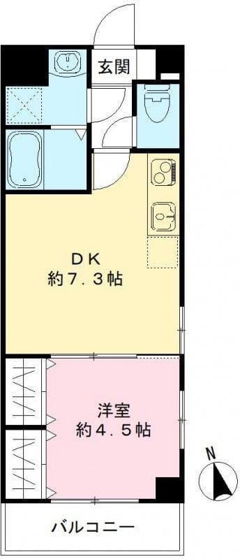レピュア西葛西レジデンス 403 間取り図