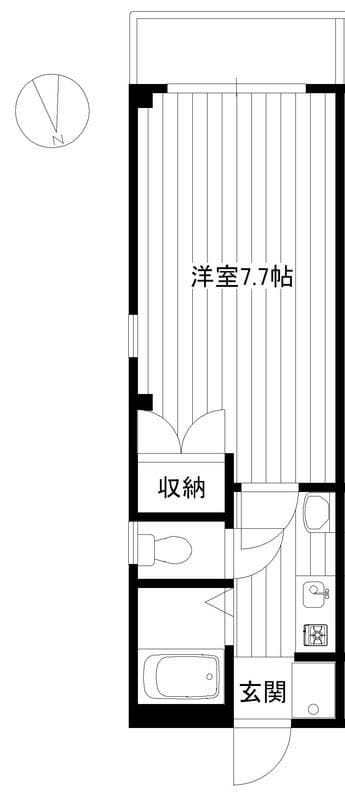 アソテア石川 301 間取り図