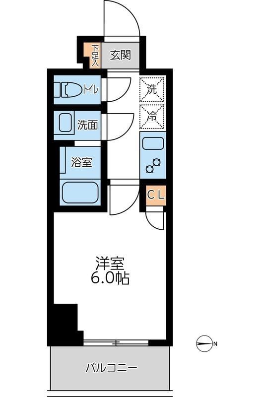 オーキッドレジデンス西川口 0606 間取り図