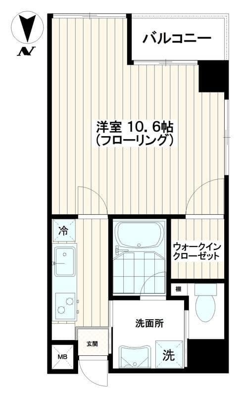 Le Ciel本町 201 間取り図