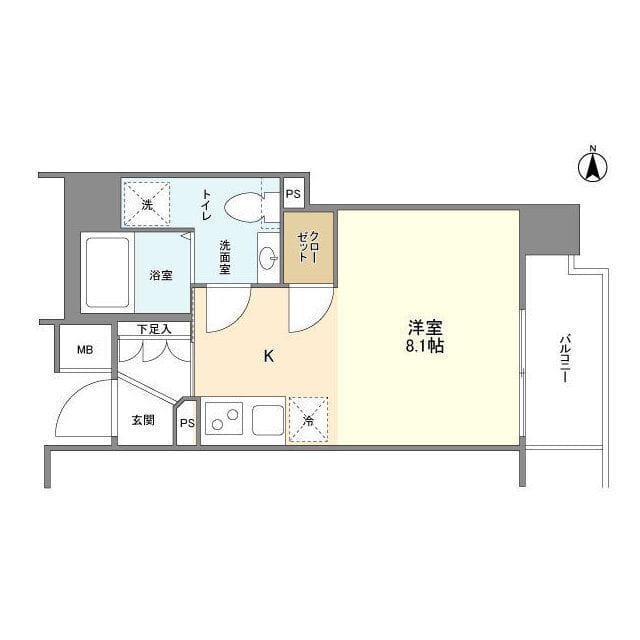エクセリア九段 0505 間取り図