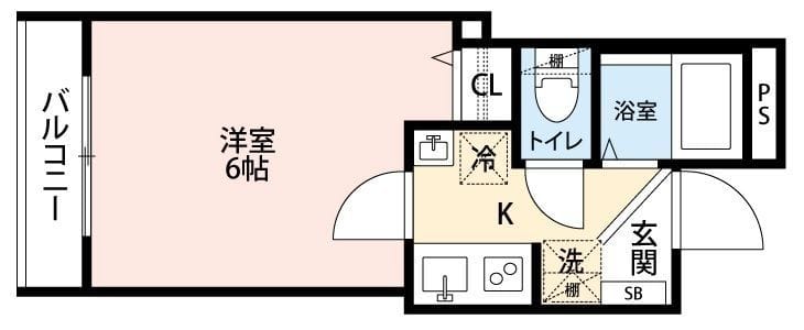 グランクオール西巣鴨 302 間取り図