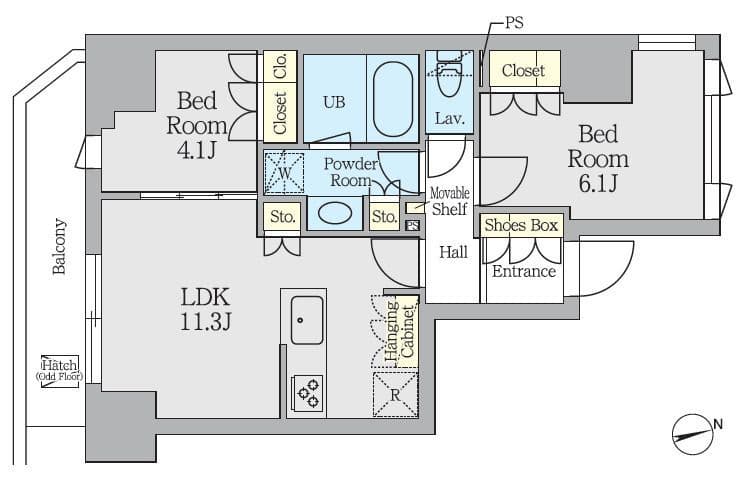 クレストコート上野 1201