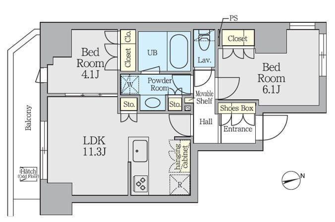 クレストコート上野 801
