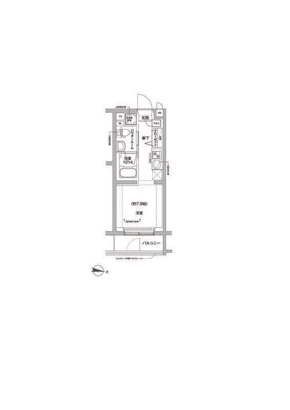 RELUXIA方南町Ⅱ 103 間取り図