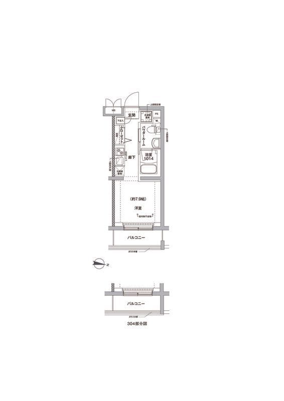 RELUXIA方南町Ⅱ 204 間取り図
